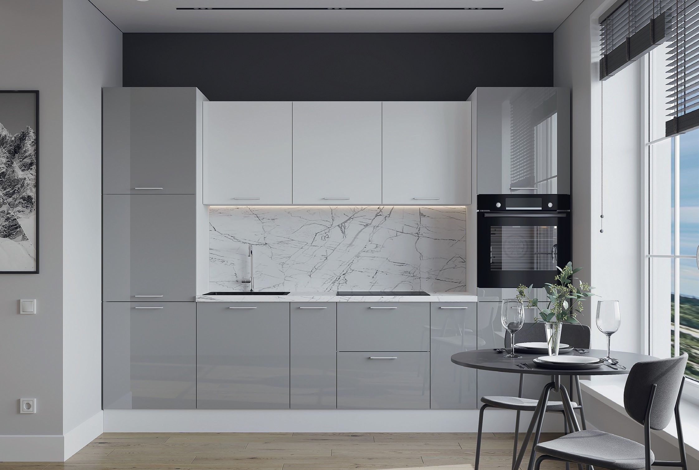 прямая кухня