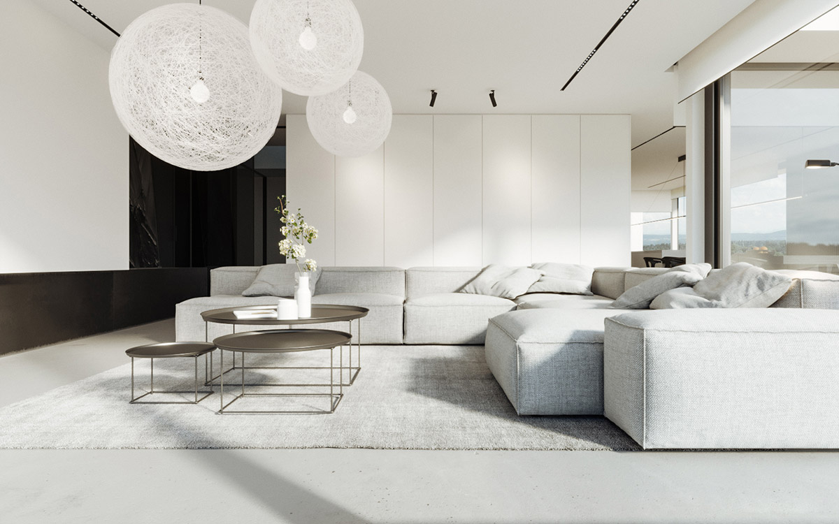 Белая мебель в современном стиле 2