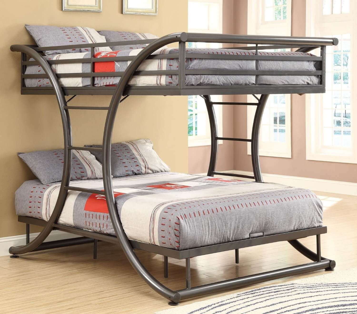 Дизайн спальни с двуспальной кроватью 10