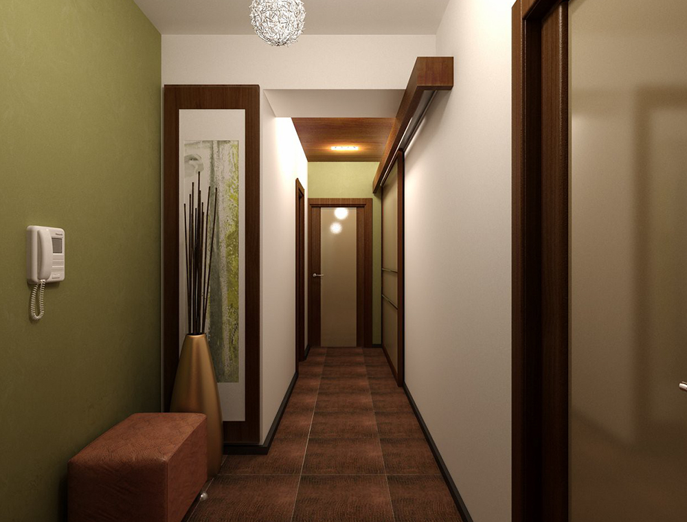 Дизайн прихожей для узкого коридора 15