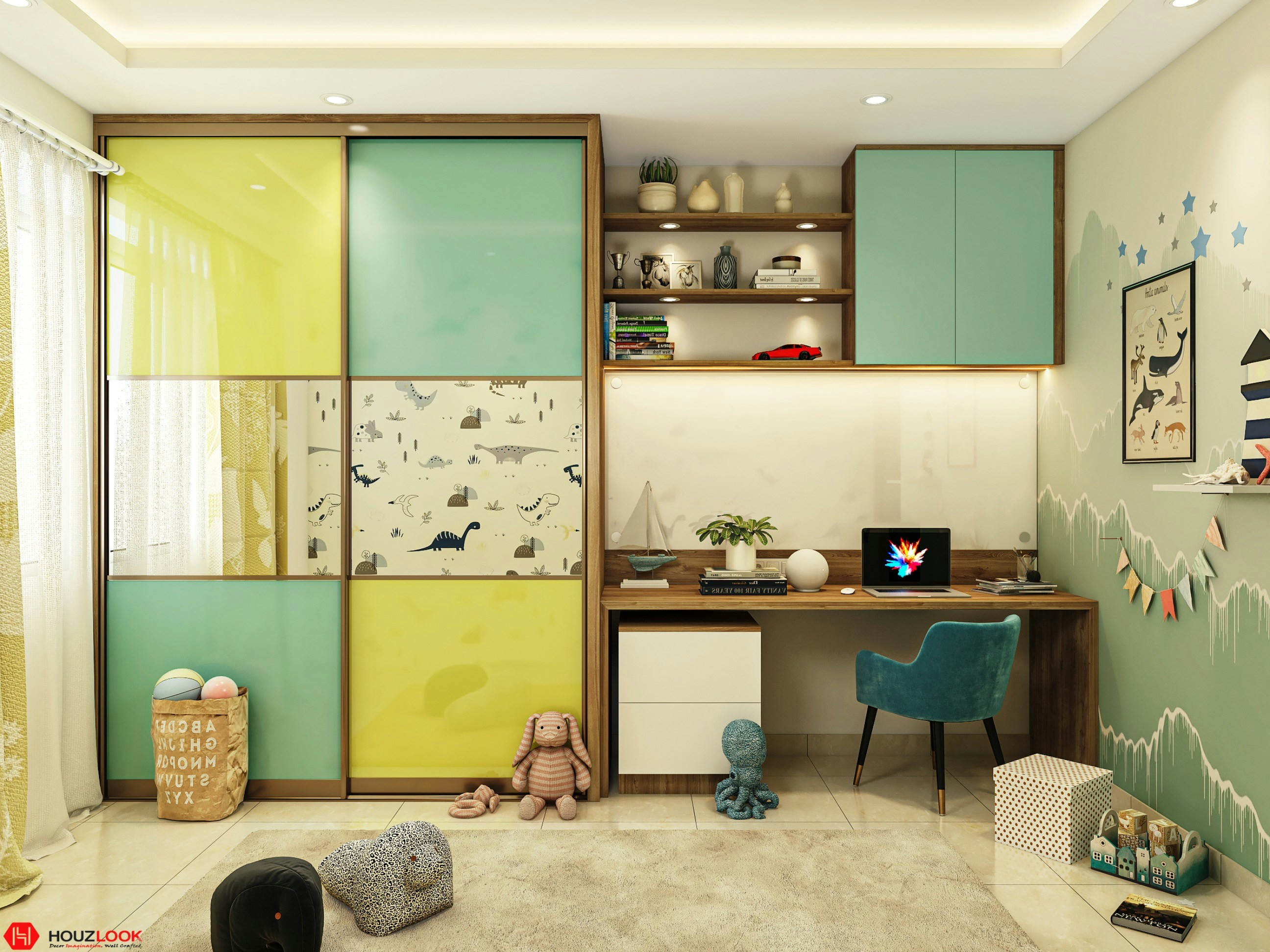 шкаф купе детский