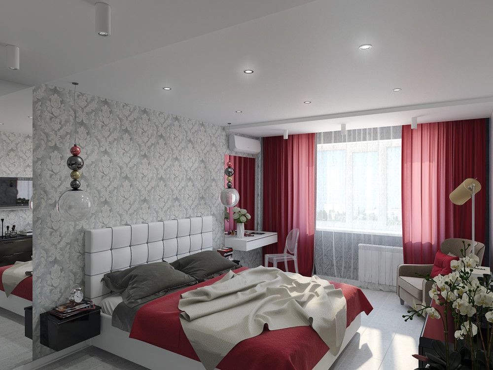 Дизайн спальни в современном стиле 12