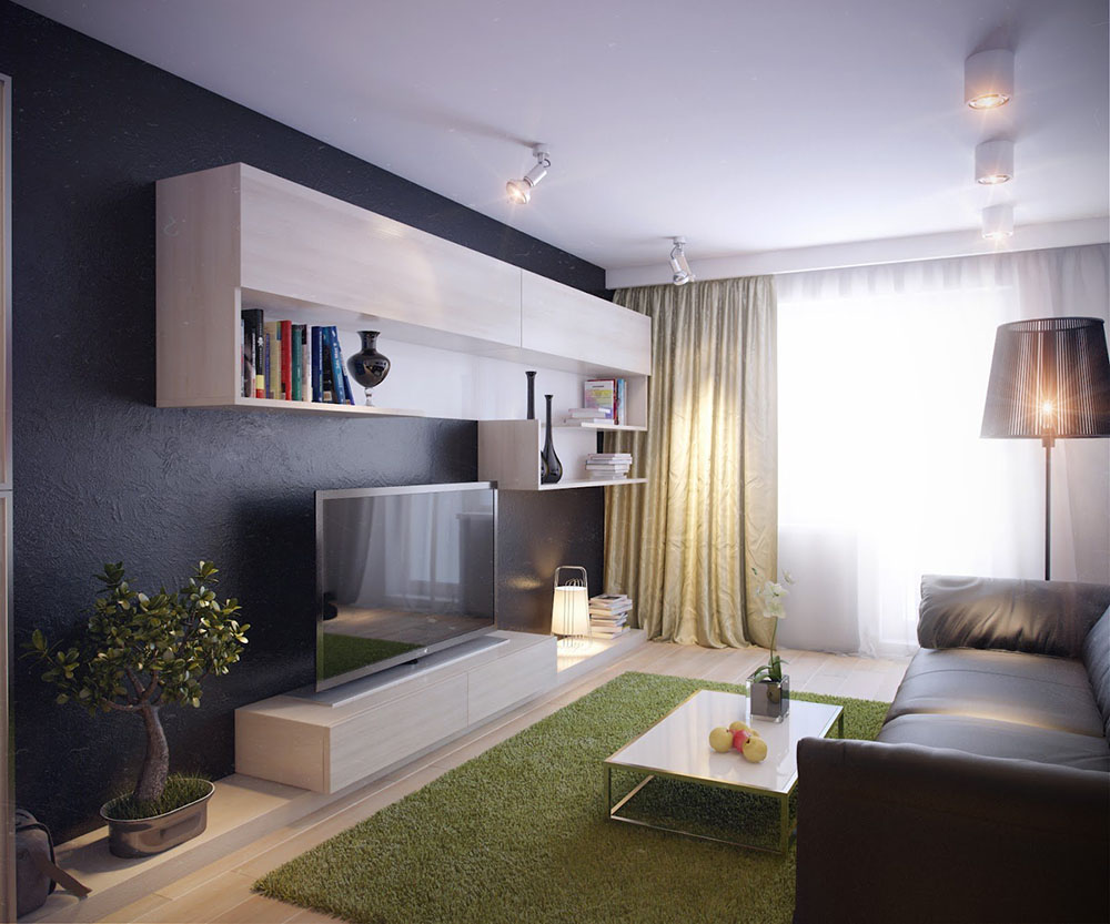 Дизайн маленькой гостиной 3