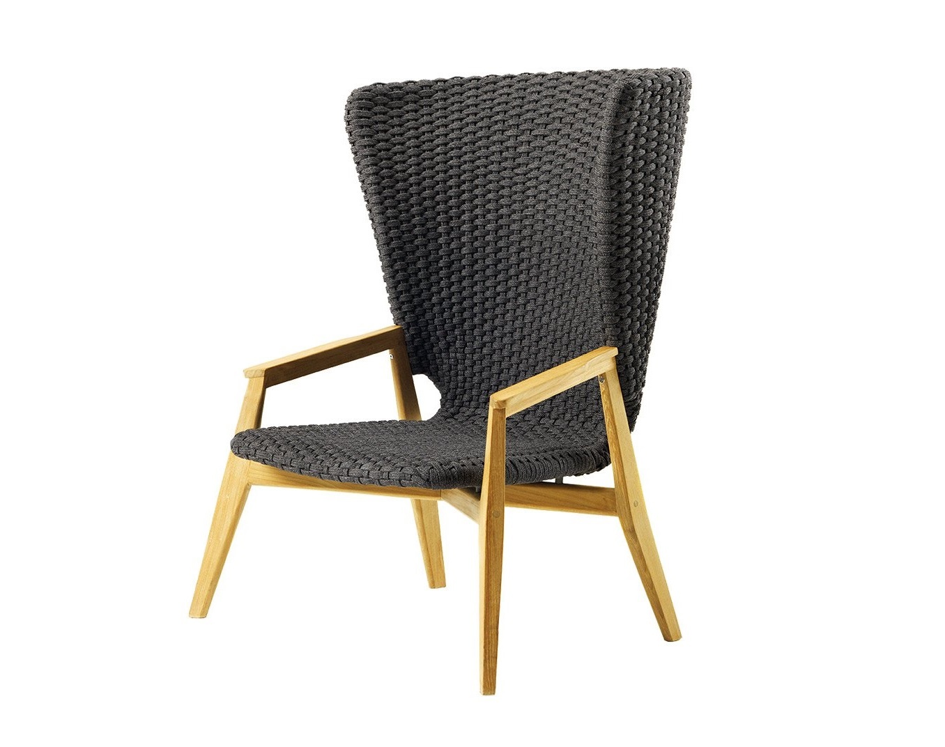 Кресло knit ethimo серый 88x110x78