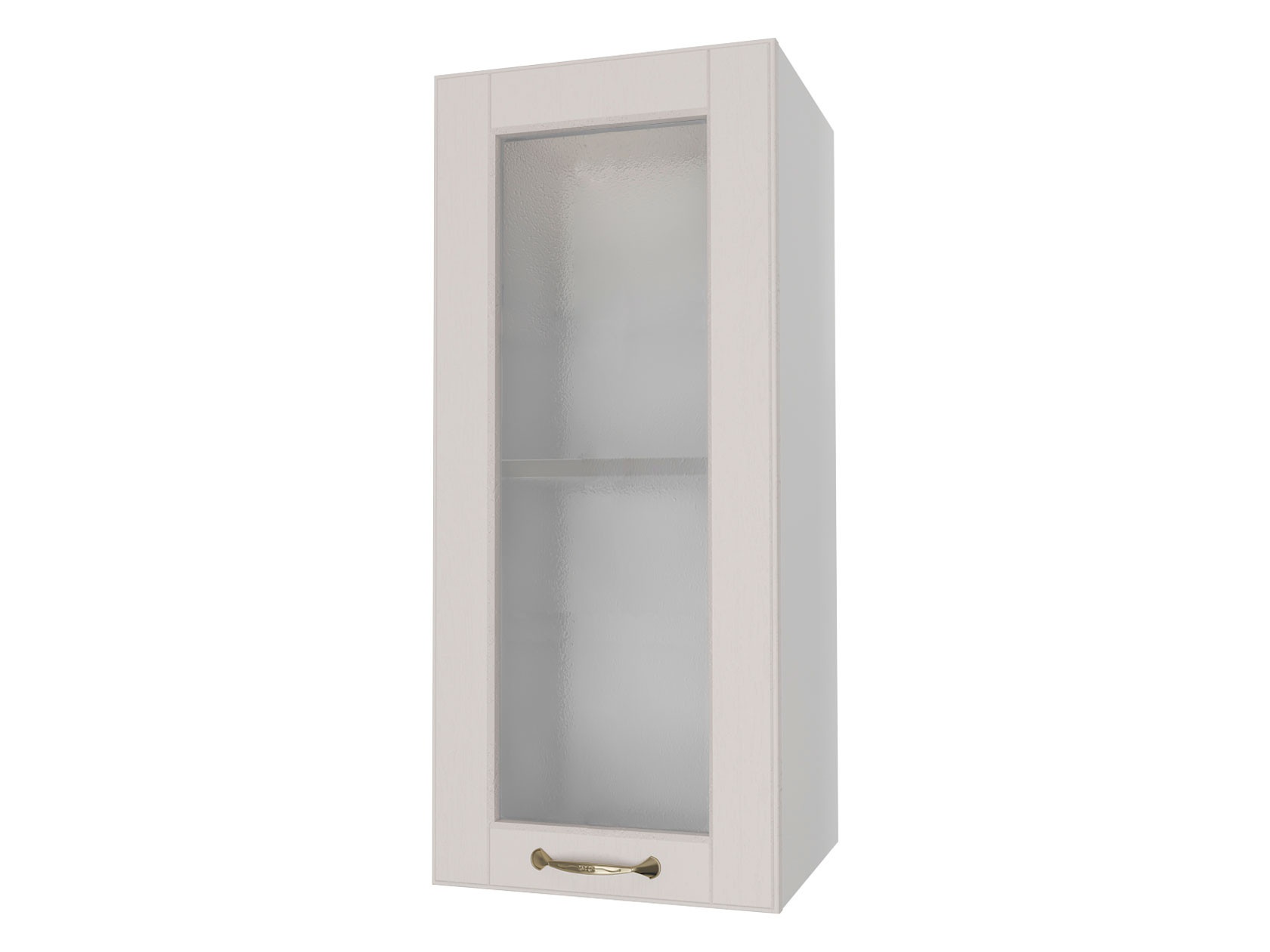 Кухонный модуль шкаф 1 дверь со стеклом 30 см палермо мускат