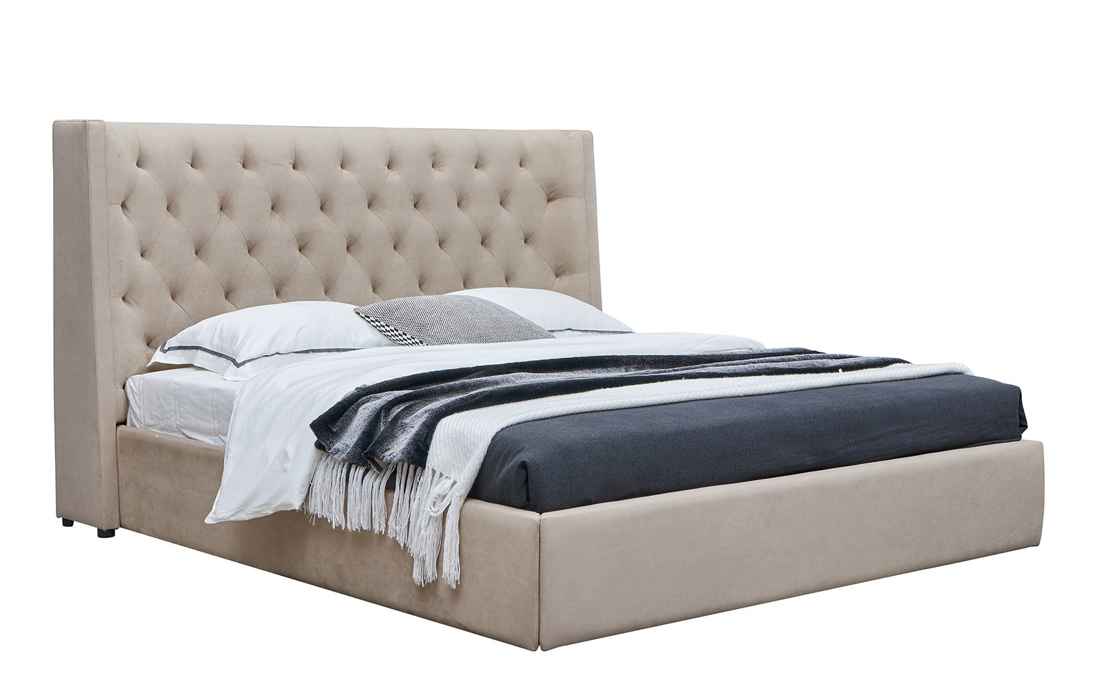 Кровать europe style бежевый 205.0x127.0x228.0 см.