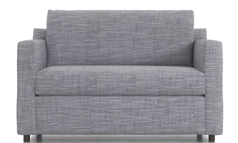 Раскладной диван barrett малый idealbeds серый 130x76x90 см.
