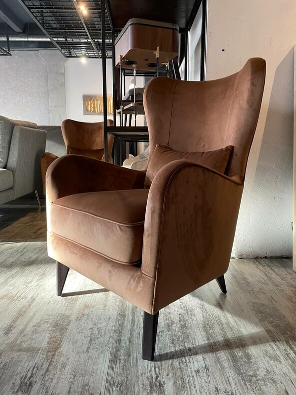 Кресло lawrence idealbeds коричневый 77x108x93 см.
