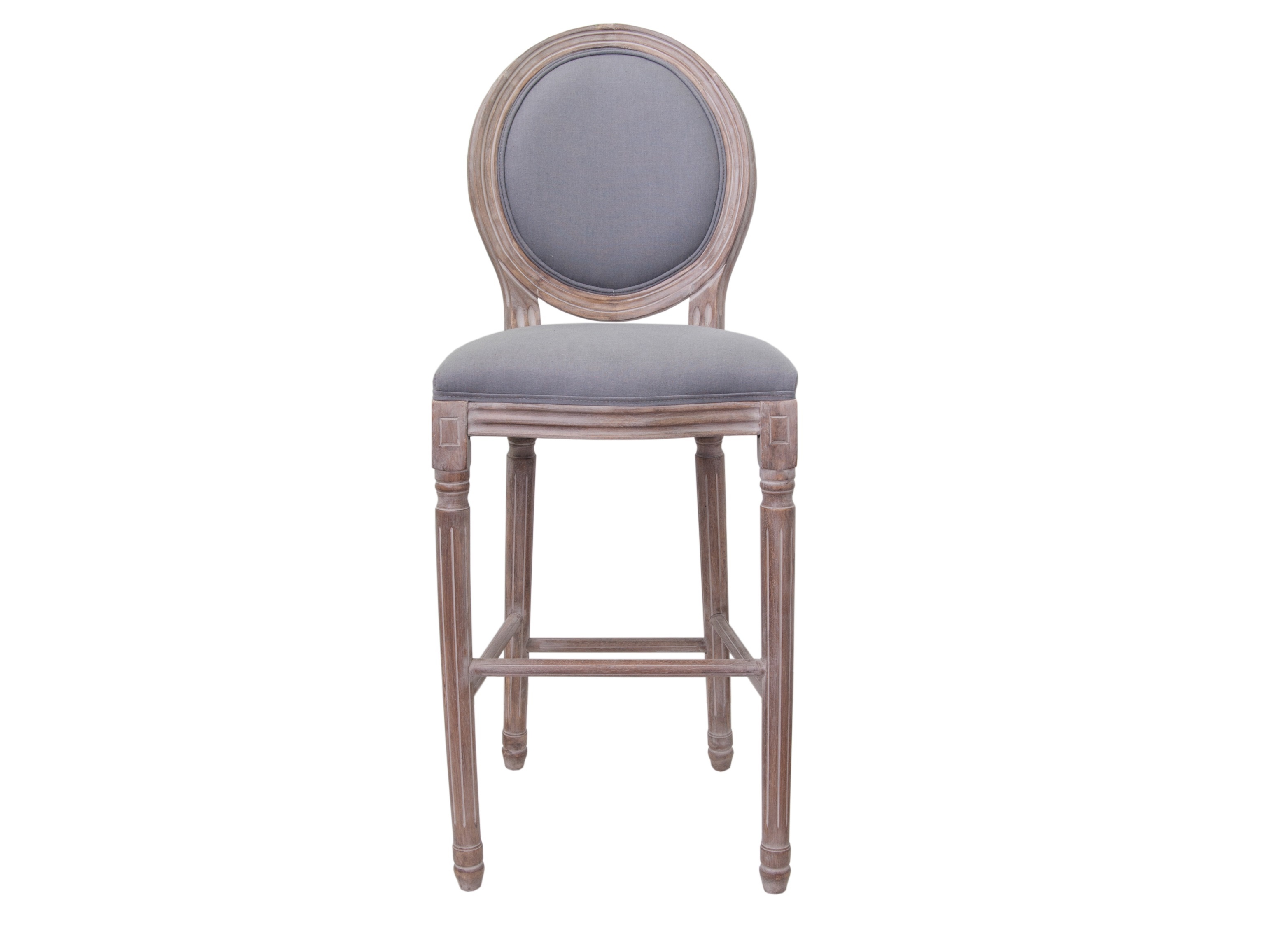 Барный стул filon grey mak-interior серый 50x120x55 см.