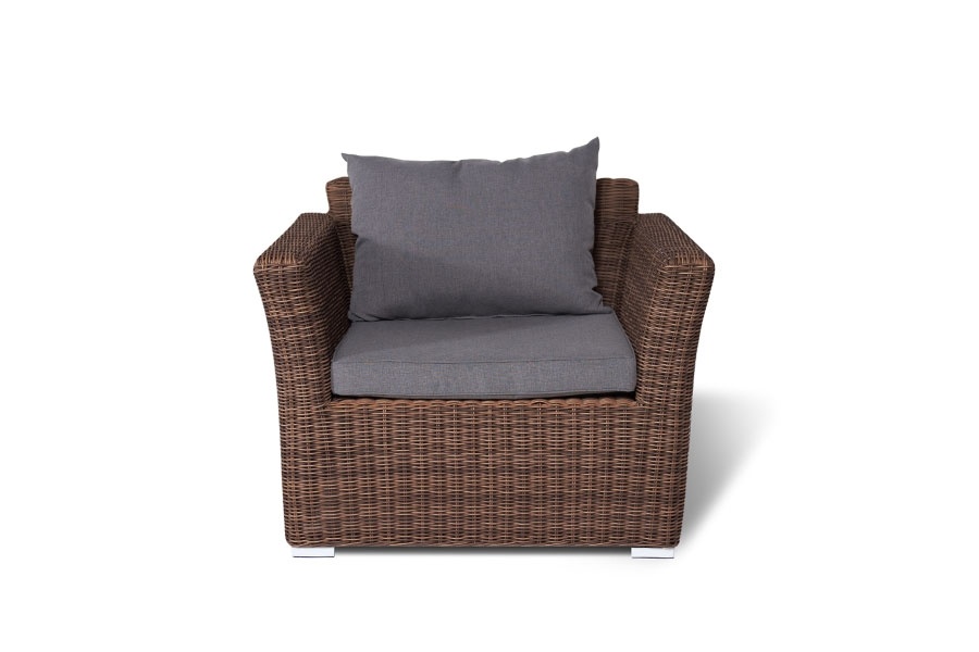 Кресло капучино outdoor серый 105x81x85 см. preview 1