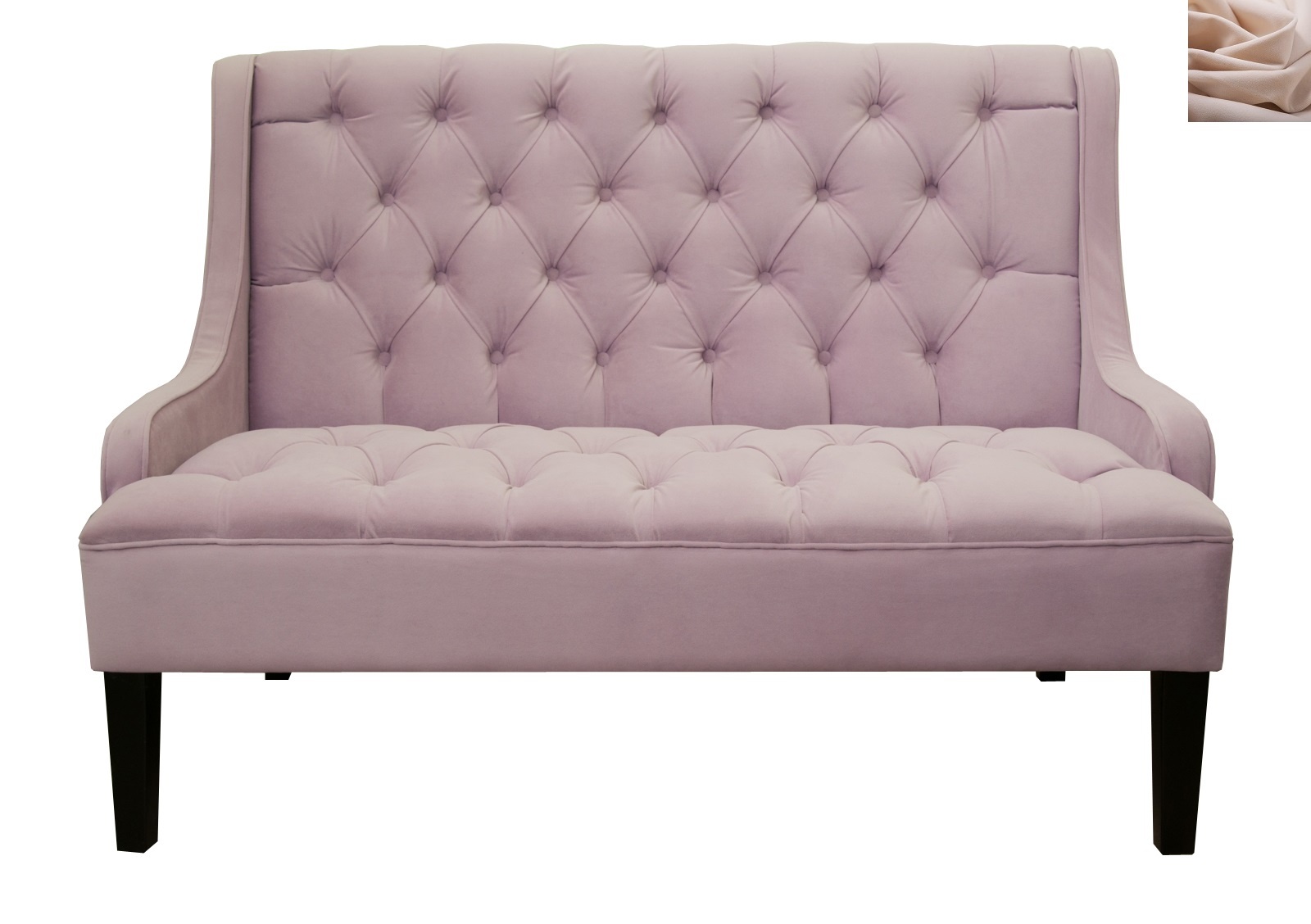 Диван sommet violet розовый mak-interior розовый 125x91x76 см.