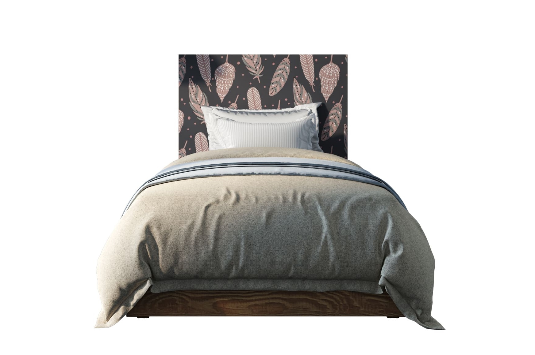 Кровать berber etg-home мультиколор 120x140x200 см.