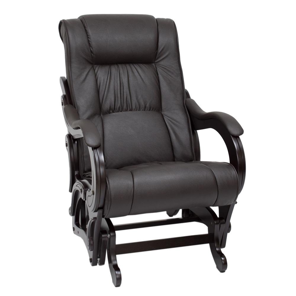 Кресло-качалка глайдер dundi комфорт серый 69x98x100 см.