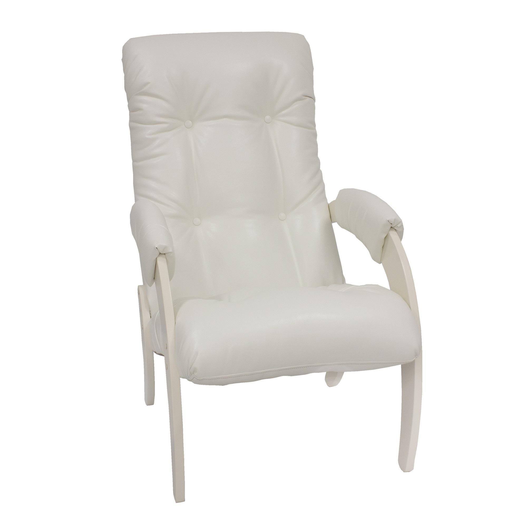 Кресло для отдыха malta комфорт белый 60x94x88 см.