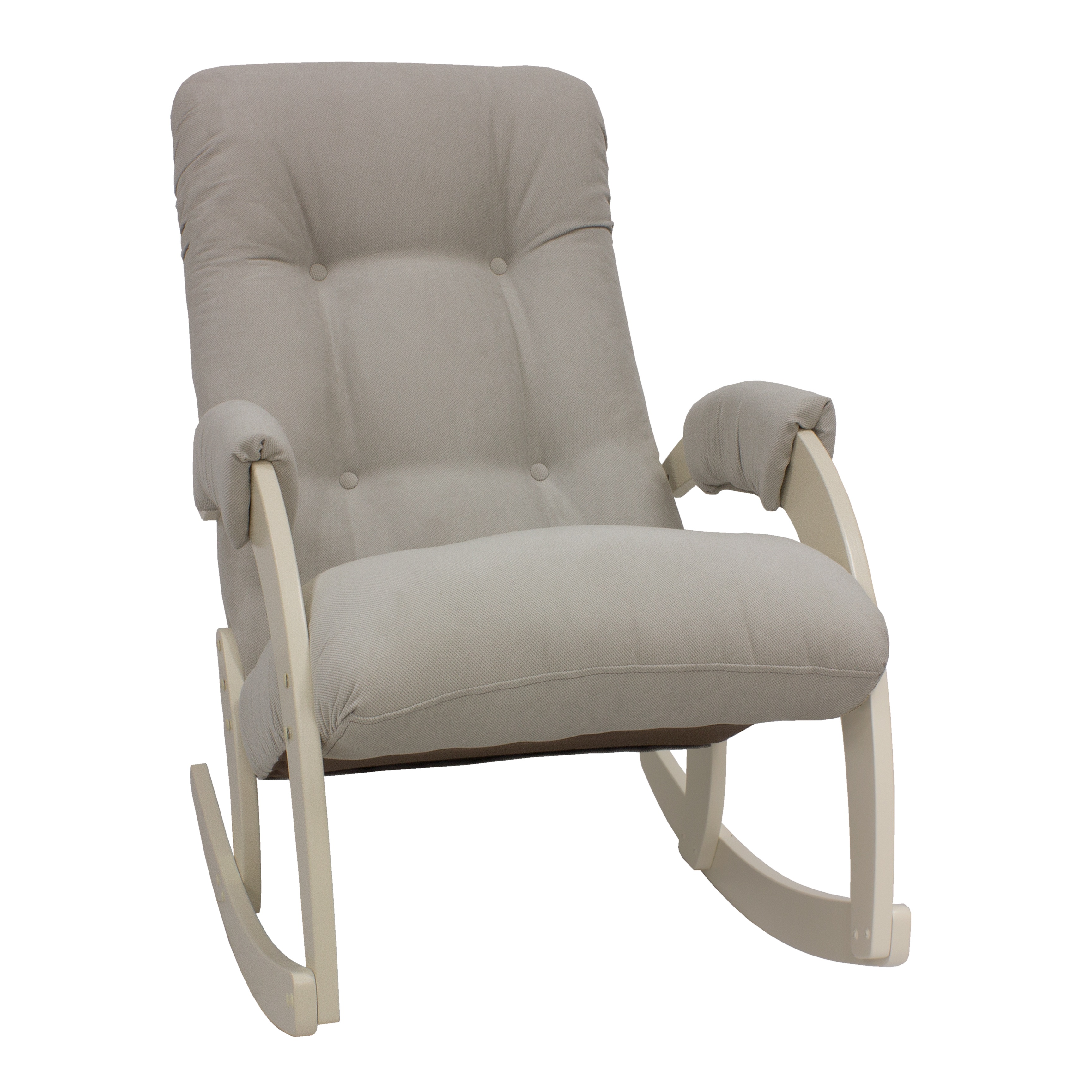 Кресло-качалка verona комфорт серый 60x87x103 см.