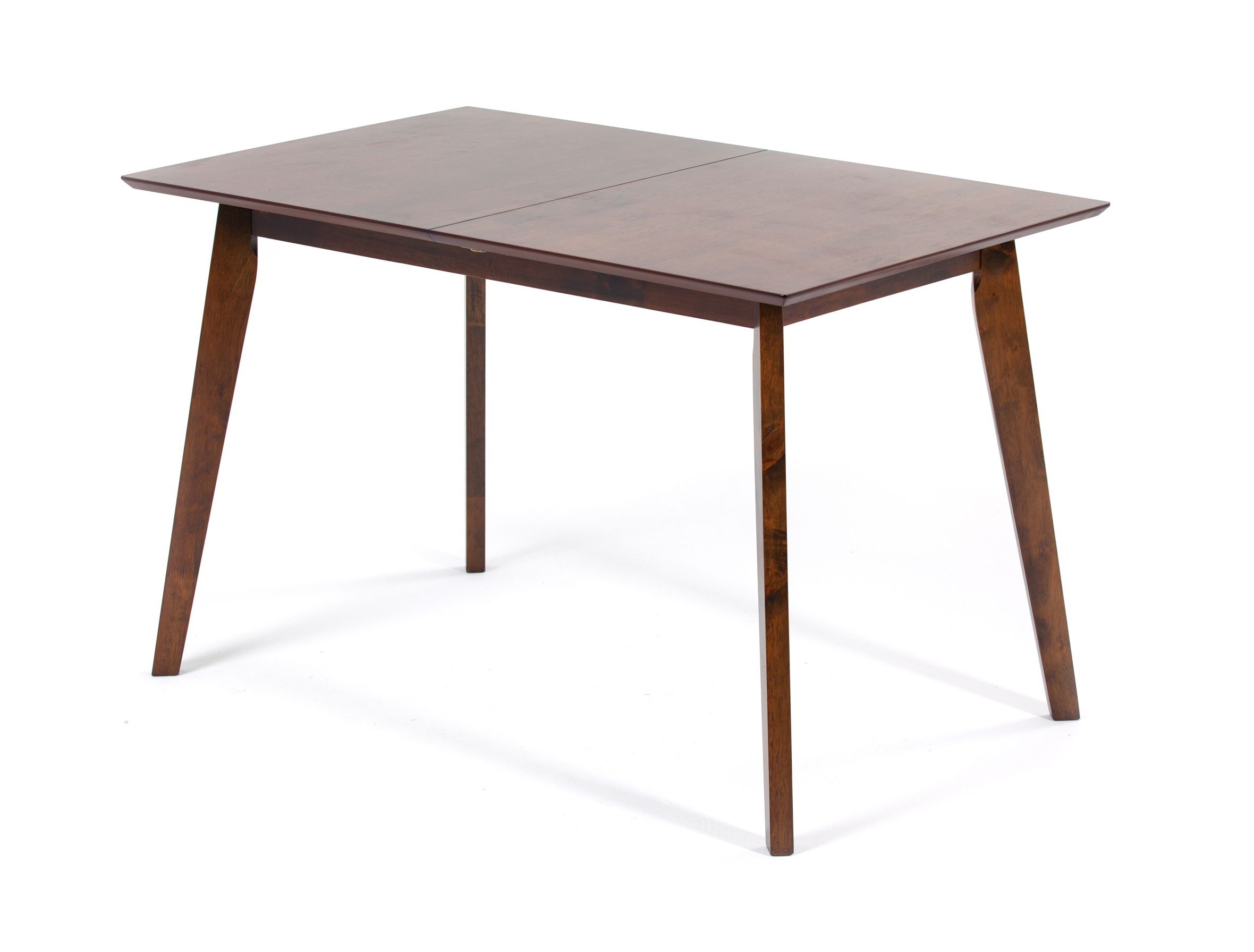 Стол обеденный раздвижной sandakan ecodesign коричневый 120x76x75 см.