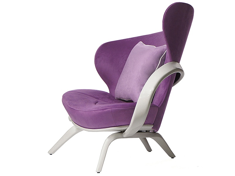 Кресло apriori а actualdesign фиолетовый 95.0x95.0x110.0 см.