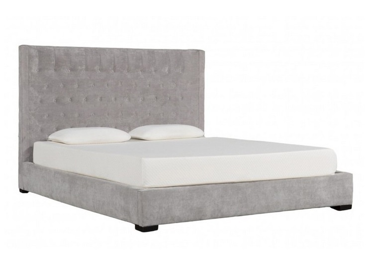 Кровать с каретной стяжкой nevada grey icon designe серый 172x155x215 см. preview 1