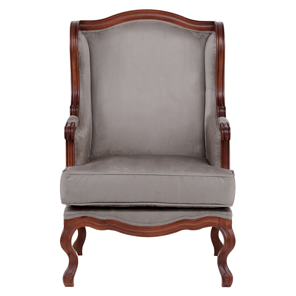 Кресло french grey object desire серый 67x107x68 см.