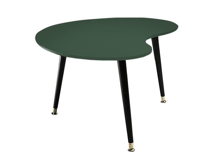 Журнальный стол почка woodi зеленый 90x43x60 см.