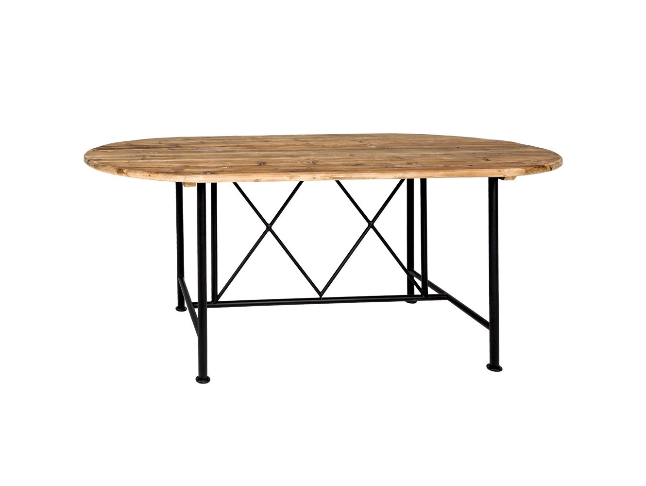 Обеденный стол континенталь object desire коричневый 190x76x100 см.