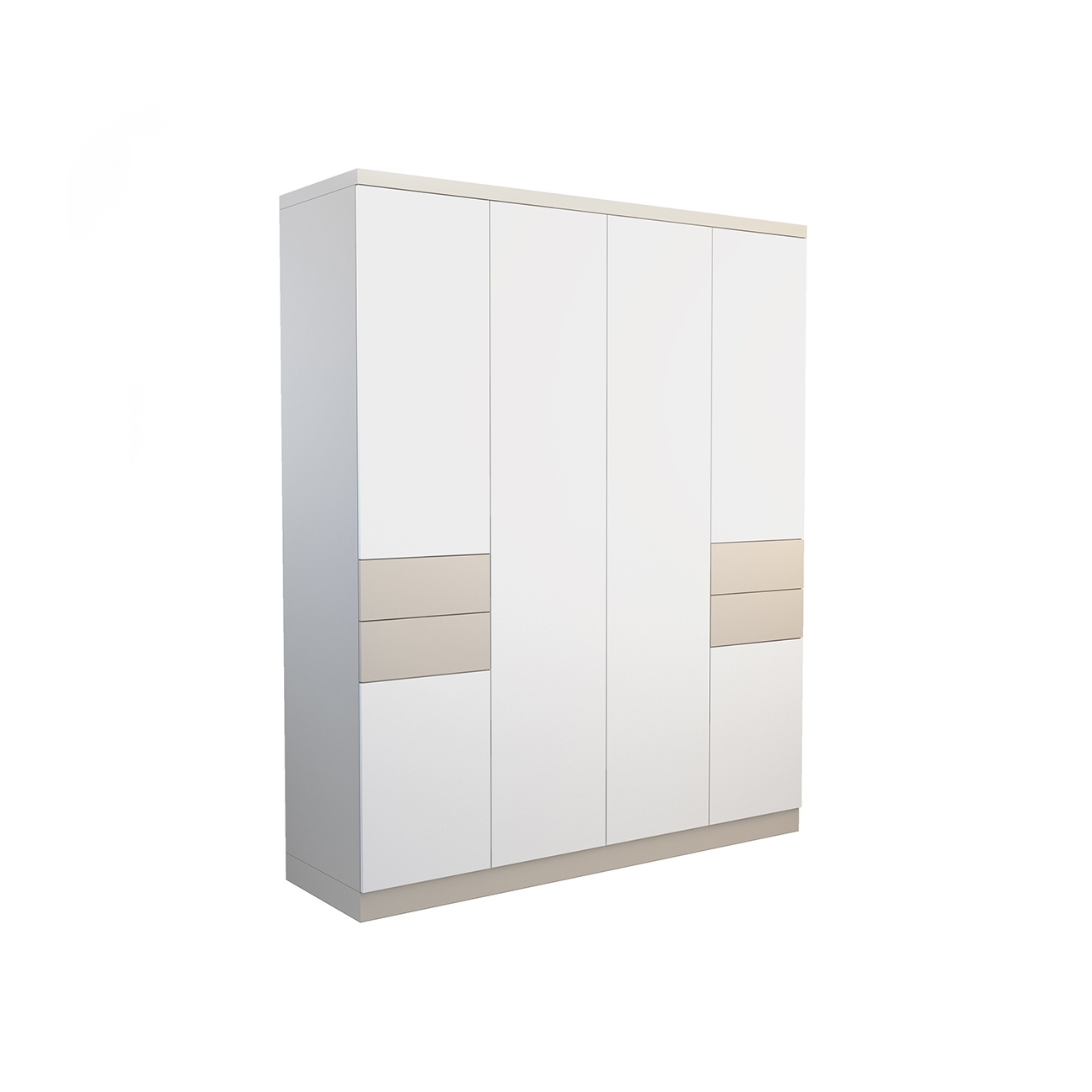 Шкаф galata soft olhause серый 200x240x60 см.