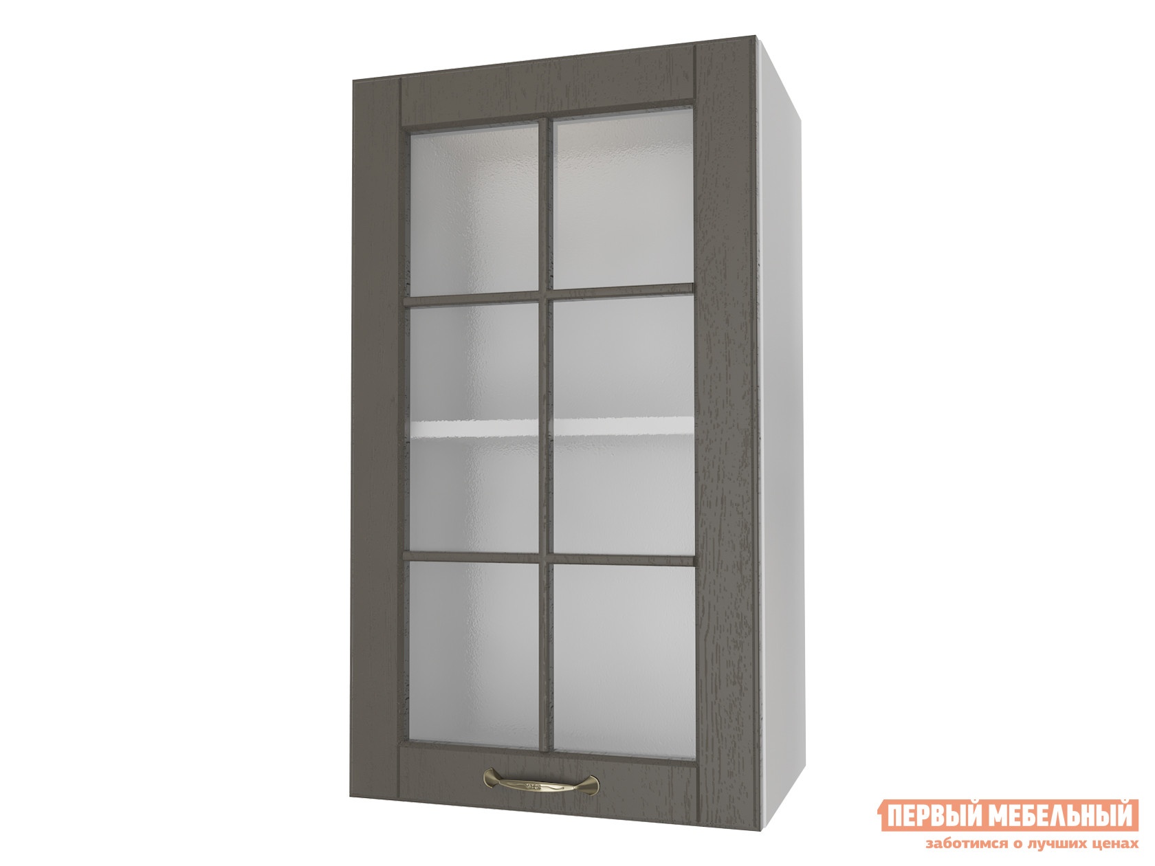 Кухонный модуль шкаф 1 дверь со стеклом 40 см палермо арабика