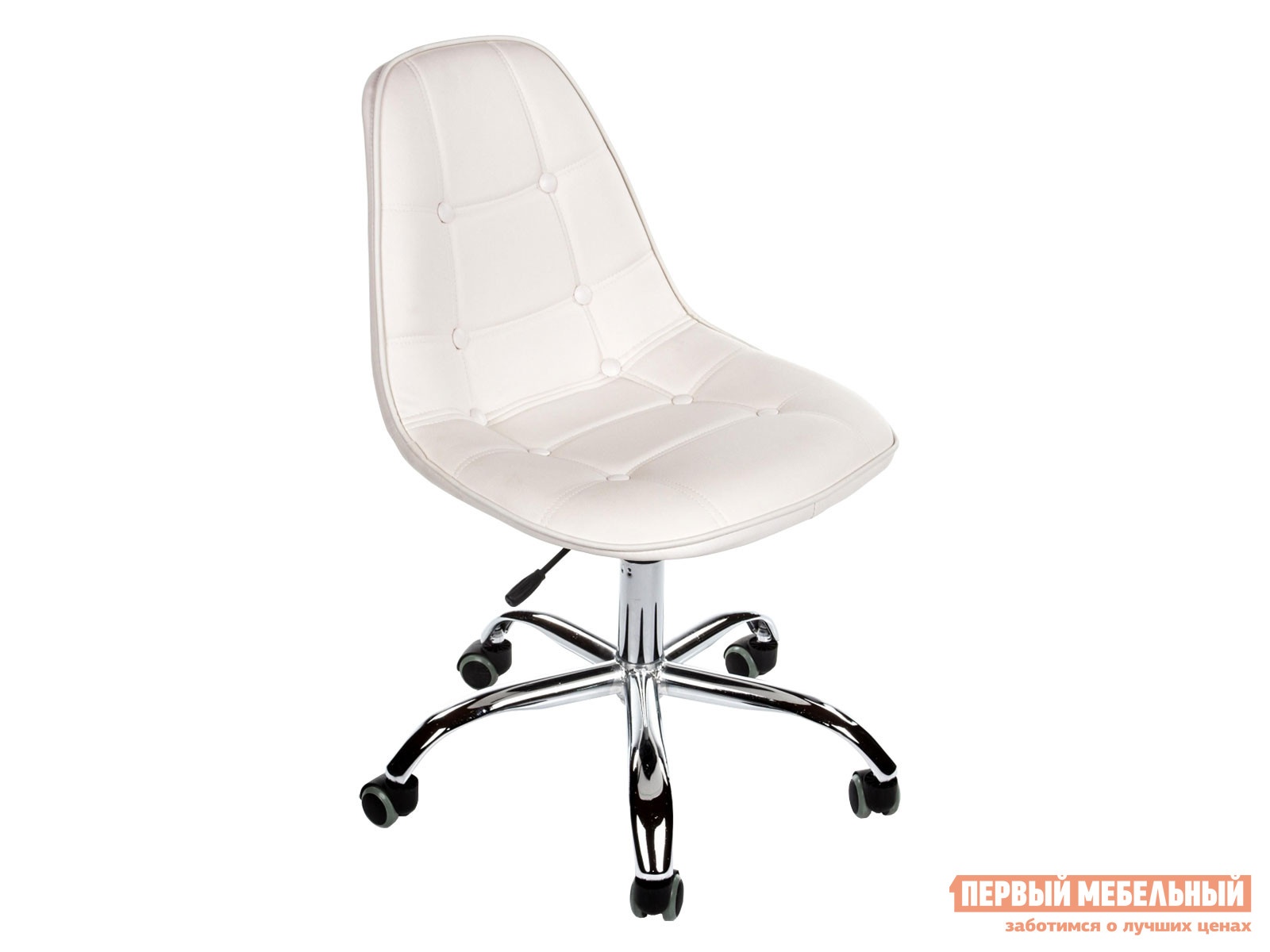 Офисное кресло eames pc-306 белый, искусственная кожа