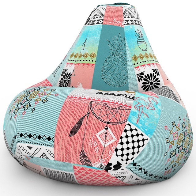 Кресло мешок dreambag бетти ловец снов xl 125x85 см preview 1