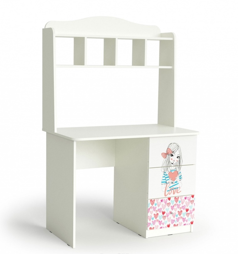 Стол для детской mebwill мама девочки корпус белый preview 1
