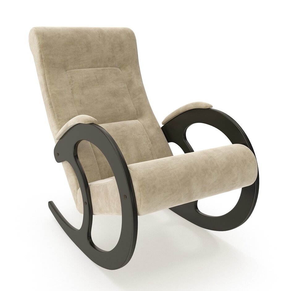 Кресло-качалка мебельторг ева 3 каркас венге сиденье беж vanilla preview 1