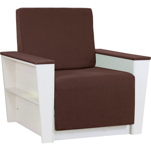 Кресло шарм-дизайн бруно 2 рогожка коричневый кровать preview 1