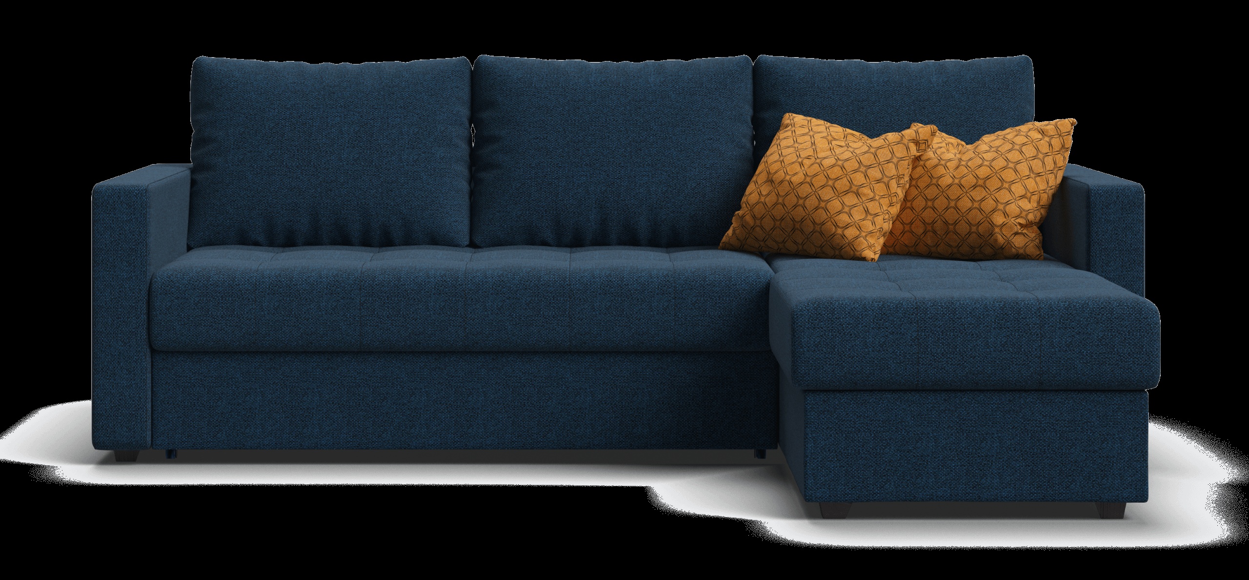 Угловой диван кельн рогожка malmo синий preview 1