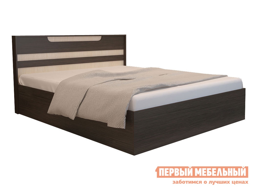 Двуспальная кровать кровать комби венге дуб, 1400 х 2000 мм, с подъемным механизмом preview 1