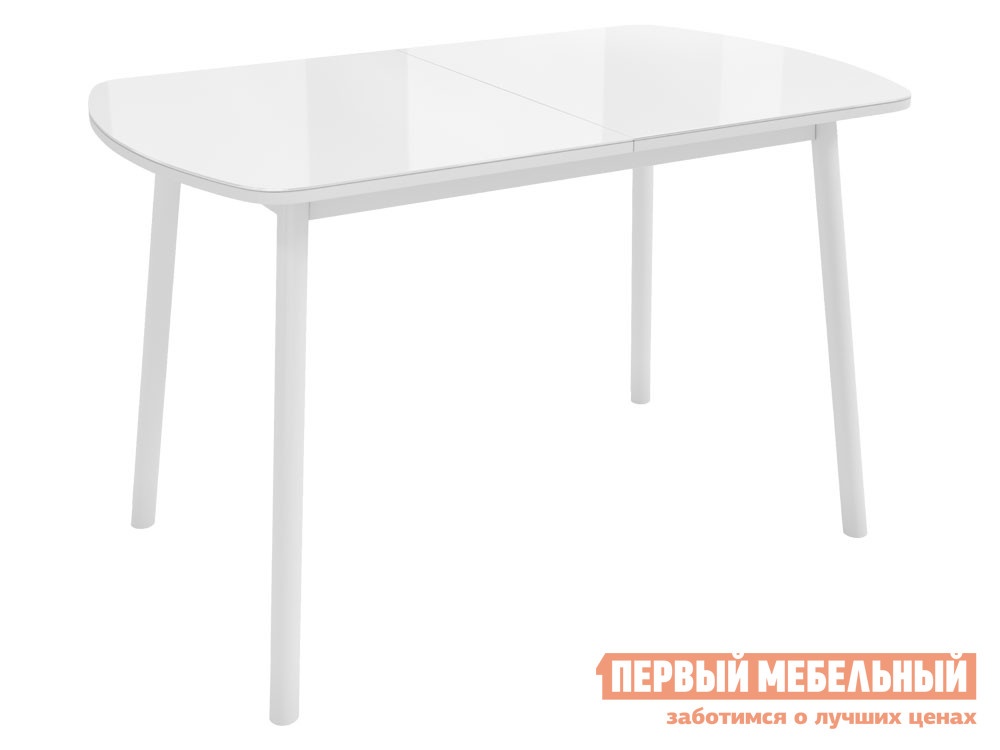 Кухонный стол винер белый глянец белый, металл preview 1