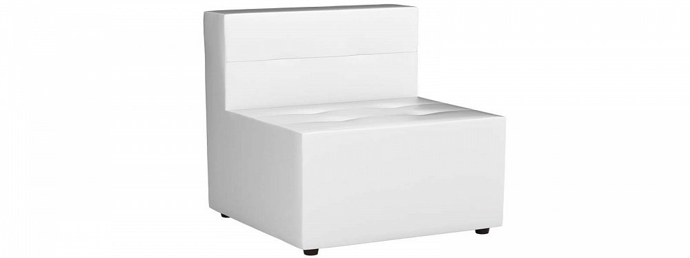 Модульный диван домино экокожа белый preview 1
