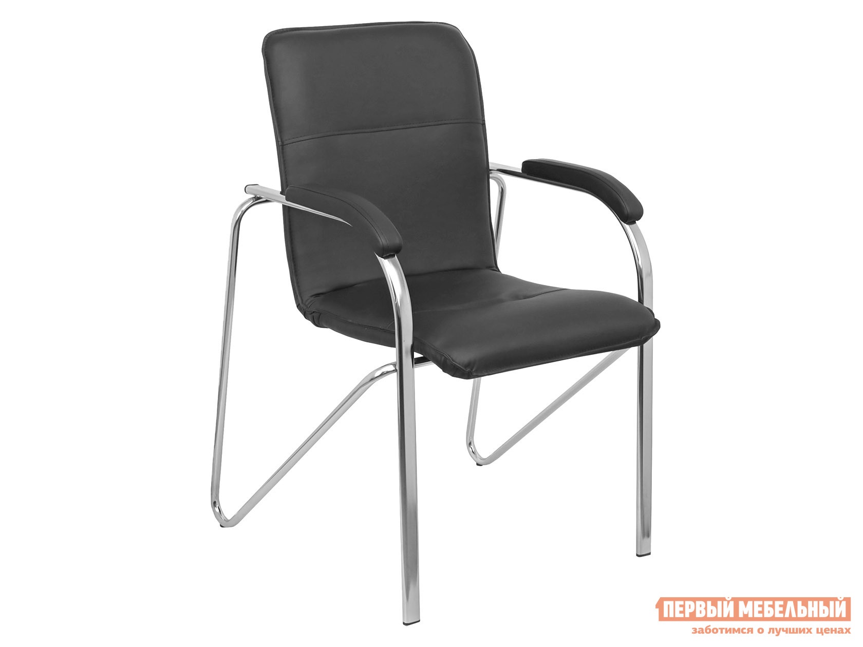 Офисный стул samba aks-1 черный, экокожа, мягкие preview 1