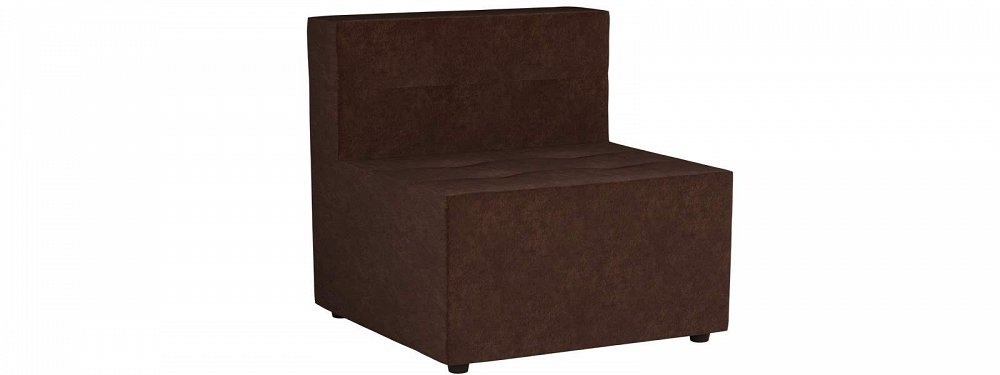 Модульный диван домино микровельвет коричневый preview 1