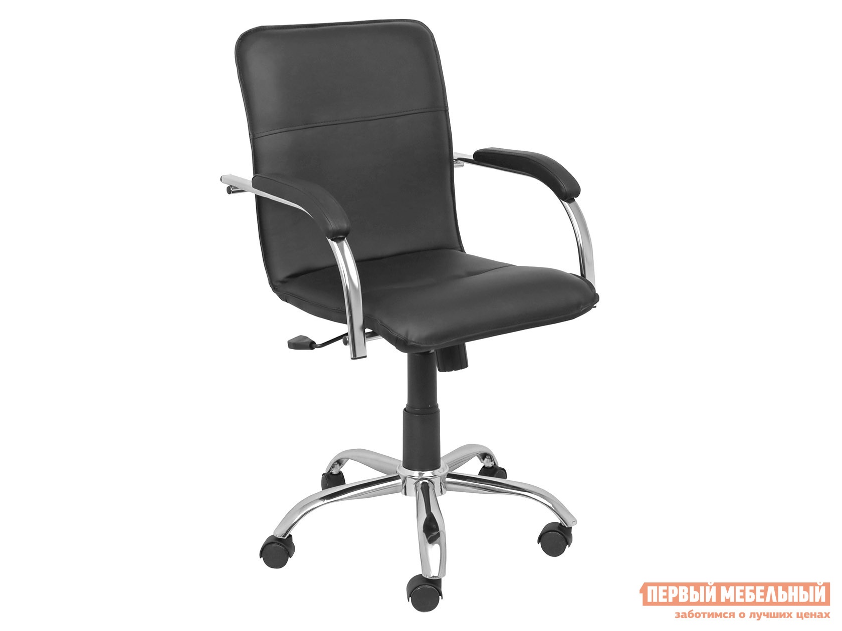Офисное кресло samba aks-2 черный, экокожа, мягкие preview 1